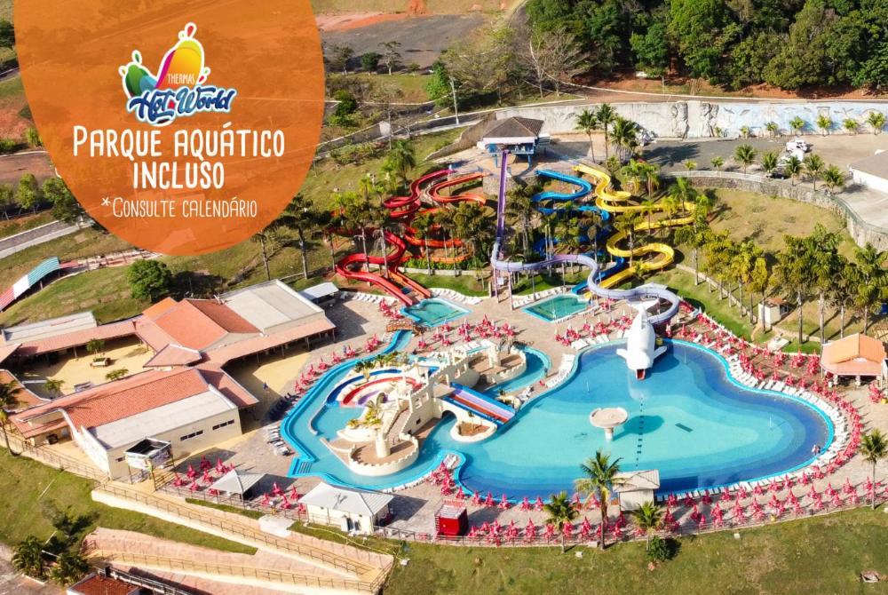 Cabana'S Hotel - Thermas Hot World Monte Sião Exterior foto